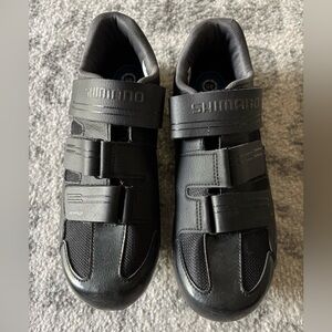 Shimano Black Velcro Cycling Shoes